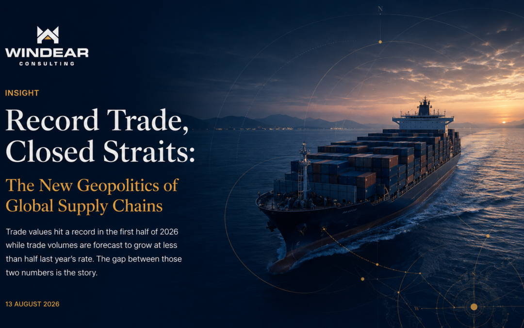 Record Trade, Closed Straits: The New Geopolitics of Global Supply Chains